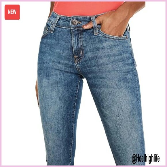 Mid Rise Bootcut Jeans with Comfort Stretch Denim, Flattering Fit - Picture 3 of 6